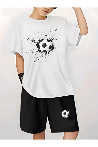 CACTUS COLLECTION Set de pantaloni scurți cu imprimeu fotbal tricou