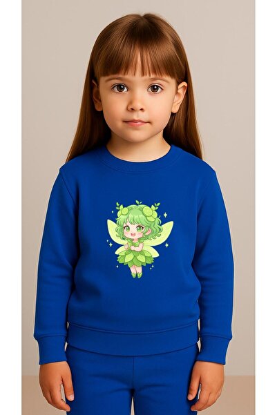 playwear Παιδικό Φούτερ Σετ Πράσινο ΝΕΡΑΙΔΑ Με στάμπα για Κορίτσια και Αγόρια...