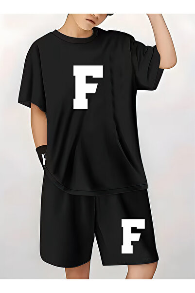 CACTUS COLLECTION SETURI DE PANTALONI SCURTĂ CU LITERE IMPRIMATE tricou SETURI