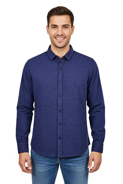 Raymons Men's Sport Slim Fit Woven Shirt Bgl-St04946