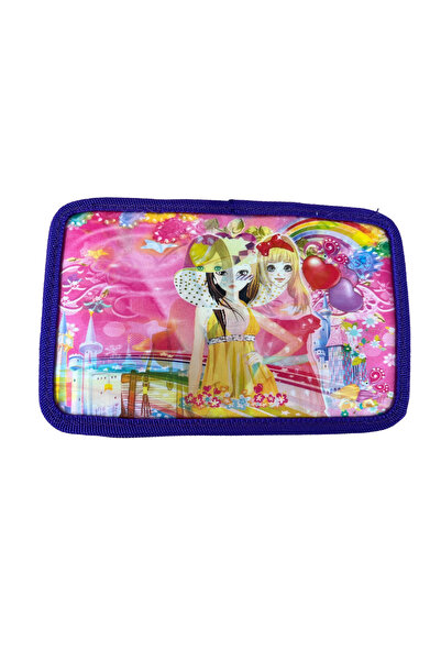 tga Rainbow Love pencil case, 3D hologram, 3 compartments, 19x12x6 cm, 32 pieces
