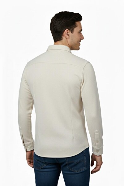 Raymons Men's Sport Slim Fit Woven Shirt Bgl-St04946