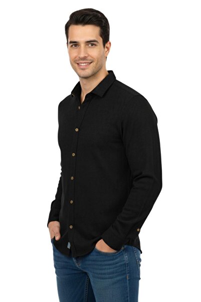 Raymons Men's Sport Slim Fit Woven Shirt Bgl-St04946