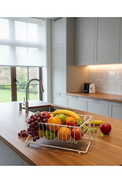 özmert Fruit Bowl with Legs White