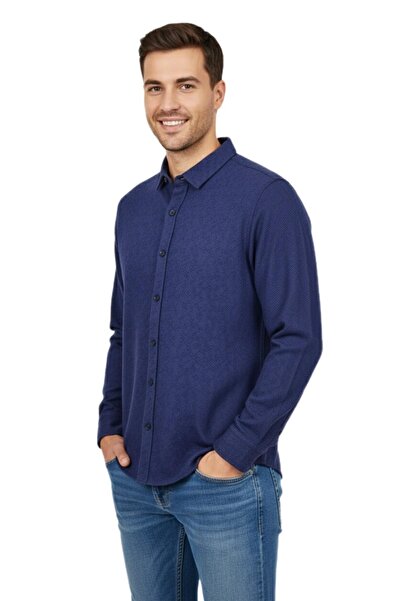 Raymons Men's Sport Slim Fit Woven Shirt Bgl-St04946