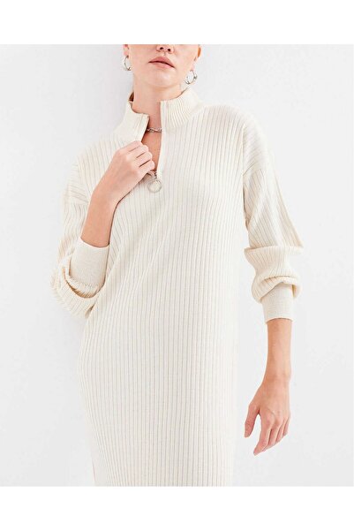 Modamorfo 15839 Boydan Knitwear Dress - Cream