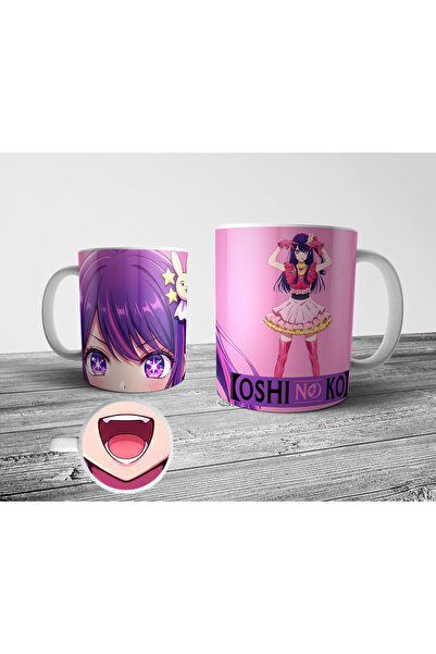 Pixxa Oshi No Ko - Ai Hoshino Base Mouth Pattern Mug Cup