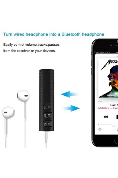 Go-Des Bluetooth car AUX adapter that supports calls and answering; high-quality brand and clear sound.