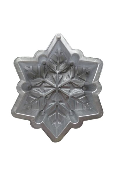 OEM Snowflake-shaped silicone baking mold, 18.5x3.9 cm