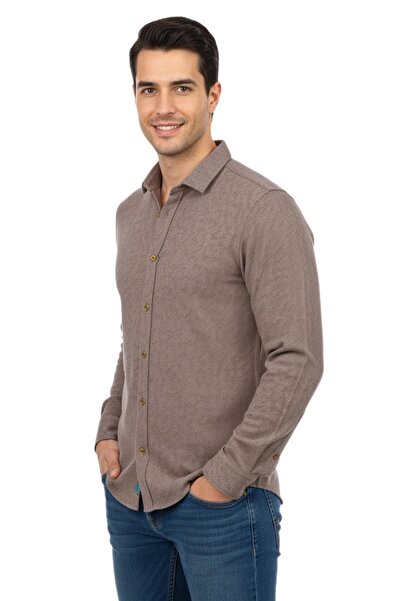 Raymons Men's Sport Slim Fit Woven Shirt Bgl-St04946