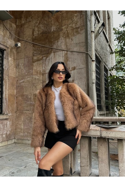 ASEDE Crop Boy Extra Soft Texture Jacquard Patterned Premium Lined Padded Coat