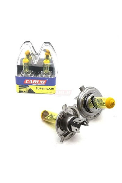 Carub Ampul 12V 90-100W H4 Süper Sarı (Yellow) (1 Tk )
