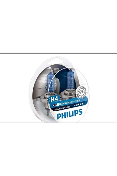 Philips 12V H4 Ampul 60/55W (Set) Ultımate Whıte Lıght 5000K (1 Ad )