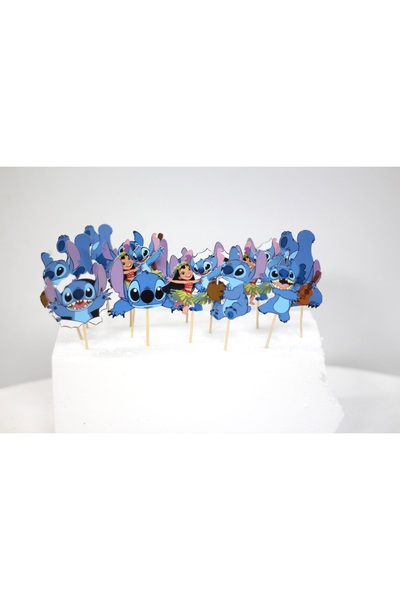 OGELAPARTY Temalı Pasta Kürdanı – Partilerinize Şıklık ve Renk Katın! Lilo ve...