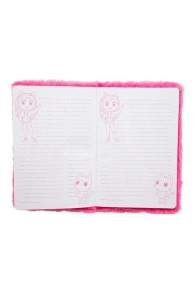 Gabby's Dollhouse Fluffy Journal A5, 14.8 x 21 cm
