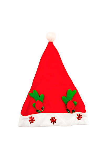 Yusuf Dirik YD Party Supplies Christmas Hat Soft Velvet with Antler and Ear Detail