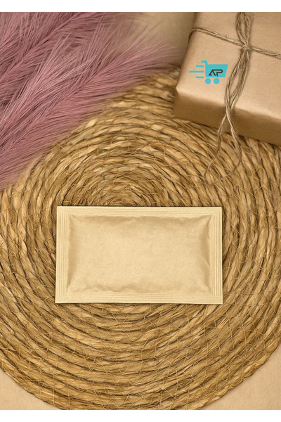 alazpack ambalaj Alazpack Dove Soap Essence Disposable Wet Wipes – Natural Kraft Unprinted – 50 Pieces