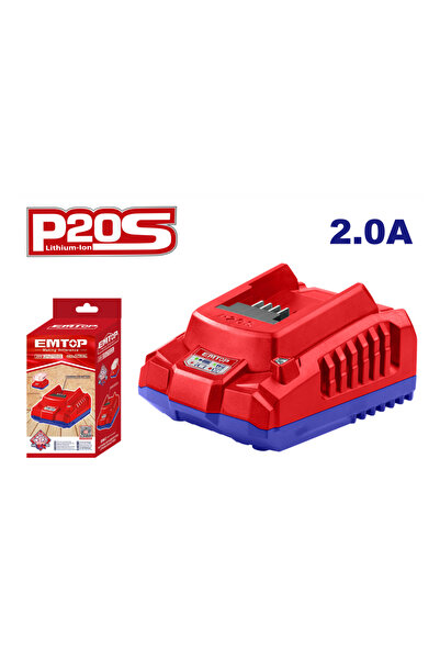 EMTOP Încărcător Baterie 2.0 Ah, Compatibil Universal Cu Produsele P20S