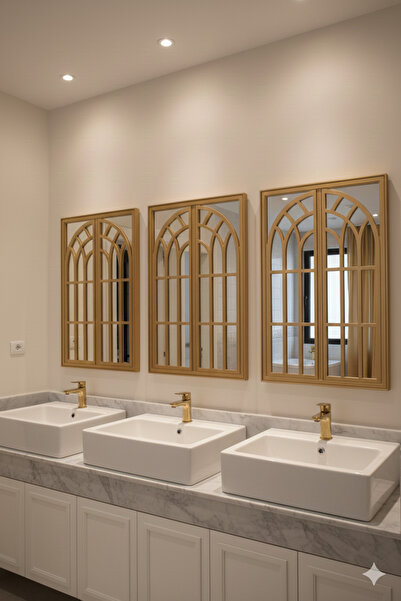 Generic Artistic window frame mirrors – a touch of modern luxury, 97 x 66 cm