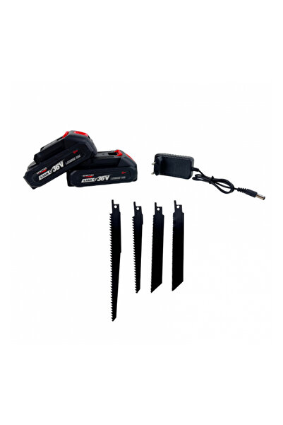 DDT CRISTAL cordless reciprocating saw, 36V, 2 batteries + charger