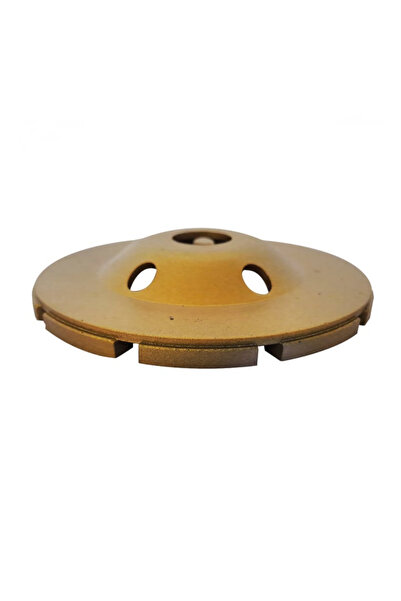DDT Diamond cup wheel 125 mm, yellow, for grinding concrete, mosaic, marble