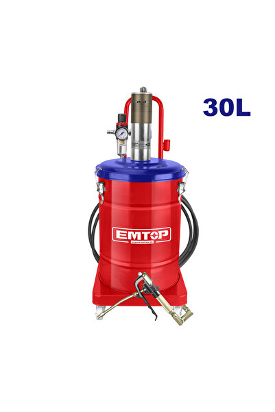 EMTOP Gresor Pneumatic EAGL30102, 30L, 400 bar, Furtun 5m, Presiune 6–8 bar