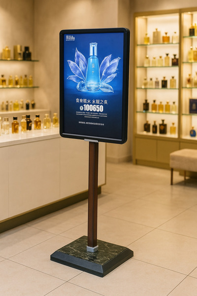 Grand City Media Double-sided display sign stand