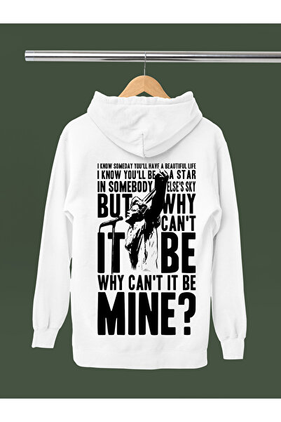 MAGORS Pearl Jam Printed Cotton Long Sleeve Fleece-Lined 3 Yarn Hooded Rock Sweatshirt