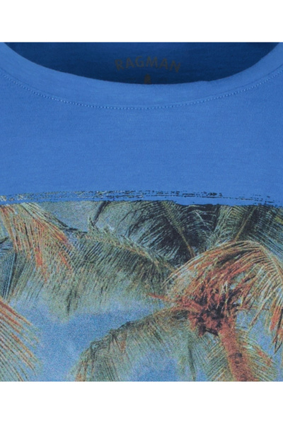 Ragman Rundhals T-Shirt für Herren