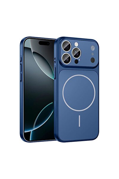 Zebana Apple iPhone 14 Pro Max Uyumlu Kılıf TitanMag Kılıf (iPhone 17 Pro Max...
