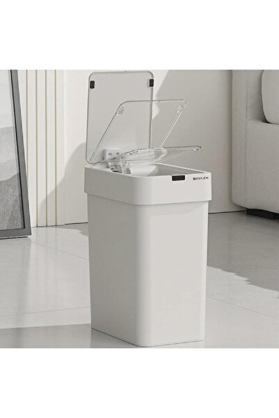 Yıldızan trendyzip Otomatik Hareket Sensörlü Çöp Kovası, Banyo Çöp Kovası, Ço...