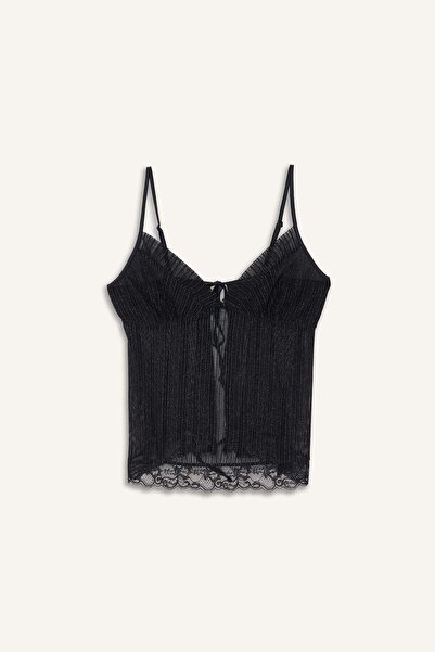 DeFacto Regular Fit Strappy 2-Piece Chiffon Set Fall in Love G1545Ax25Wn