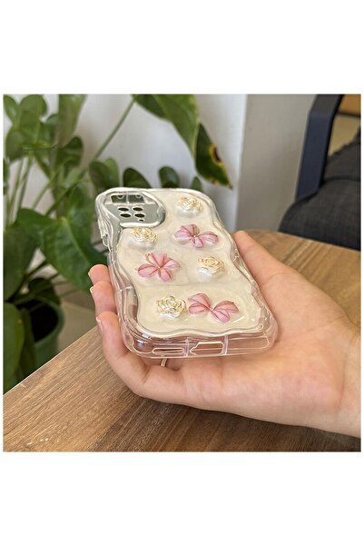 Zebana Xiaomi Redmi 10 Compatible Case Floral Silicone Case Rose Gold