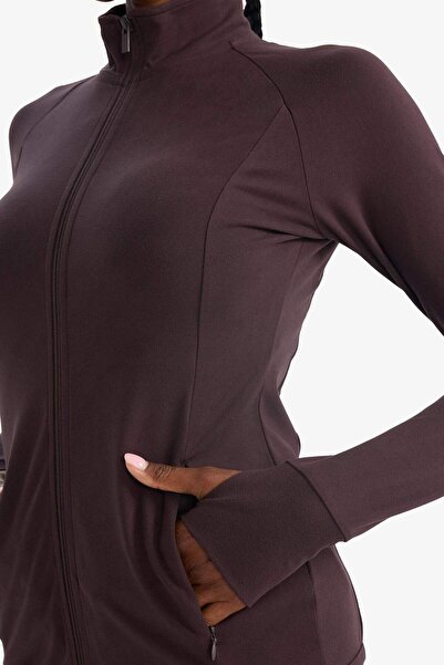 DeFacto εφαρμοστό Ζακέτα με λεπτή εφαρμογή ψηλός λαιμός με μαλακό χνούδι εσωτερικά G4087AX25AU