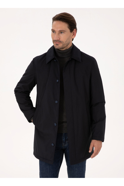Cacharel Lacivert Erkek Mont TUAN