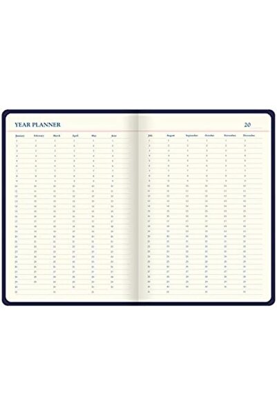 STOREMAX LETTS A5 5 Yıllık Günlük, Krem Kağıt, 384 Sayfa, 8,25 x 5,75 x 0,75 ...