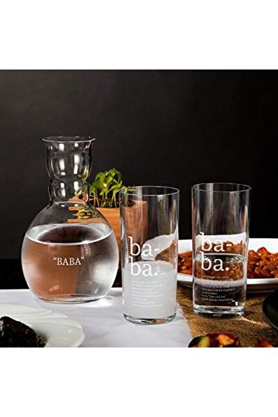 STOREMAX Baba Tanımı Tasarımlı Ahşap Kutulu Rakı Seti 224120
