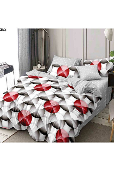 Patul Fine Cotton Linen, Sulphur, Double Bed, 2 Persons, 6 Pieces