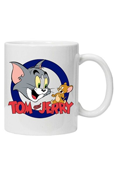 CRD PRINT Personalized Tom and Jerry mug 330ml, white (CRD PRINT)