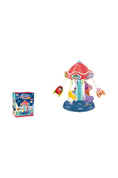 Toysea لعبة منتزه ترفيهي دوارة موسيقية مع أضواء وموسيقى وتصميم دائري ذاتي الص...