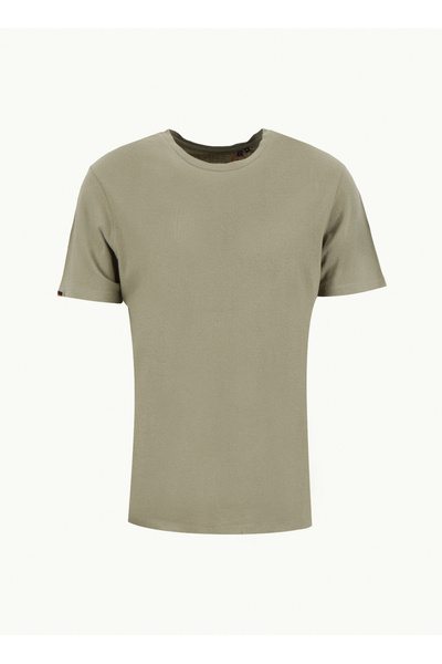 SUPERDRY Haki Erkek Regular Fit T-Shirt CLASSIC ESSENTIAL TEE