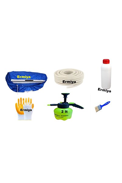 Ermiya Küçük Çocuk 9*12*18 Btü Kliima Temizleme Kiti Branda-3 mt Hortum 1 Lt ...