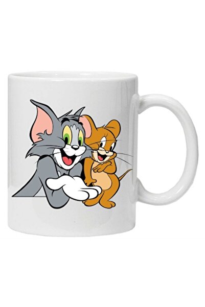 CRD PRINT Personalized Tom and Jerry Mug (330 ml) - CRD PRINT, White