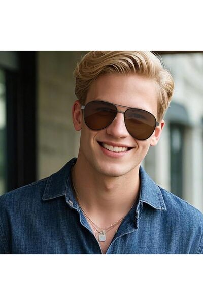 Joopin Retro Aviator Polarized UV400 Sunglasses for Men & Women