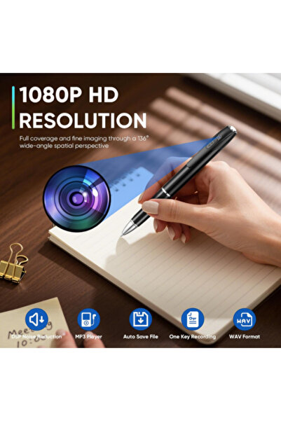 Electronic SPY Hidden Pen Camera Latest Version - 1080P HD Ultra-Long Mini Video Recording