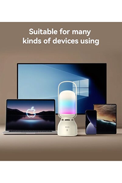 Yesido Outdoor LED Light Wireless Speaker Bluetooth 5 4 RGB Camping Lamp 5W Portable Type C Rechargeable