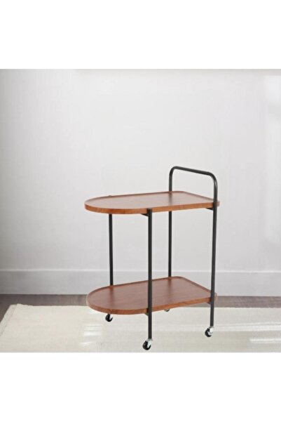 DEC13 A serving cart with a modern and distinctive design