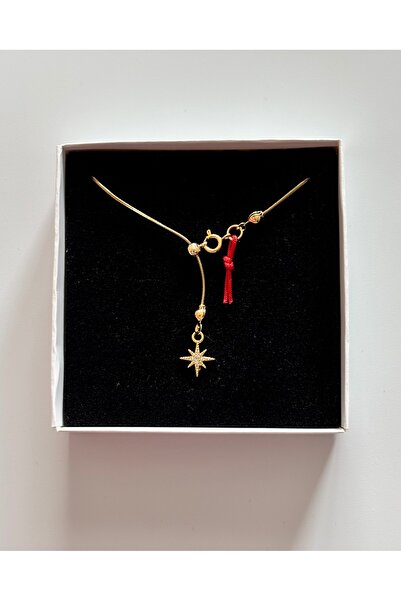 acc swen Polar Star North Star Gold Color Elevator Pendant Stone Y Necklace 316L Steel Low-Cut Necklace Gold