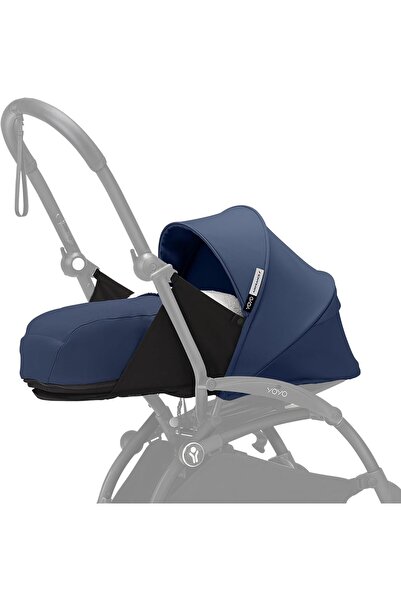 Stokke حقيبة يويو لحديثي الولادة من إير فرانس باللون الأزرق - عربة أطفال مع م...