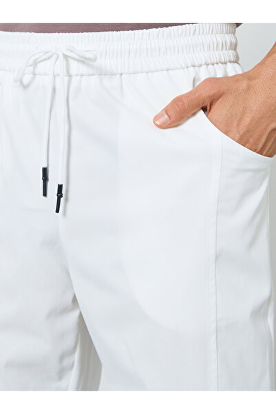 Take Two By Styli Men Solid Drawstring Waist Straight Leg Pants